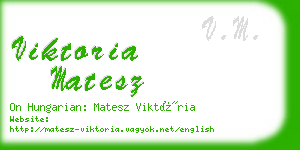 viktoria matesz business card